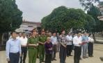 Lãnh đạo xã Nghĩa Khánh dâng hương tưởng niệm các anh hùng liệt sỹ